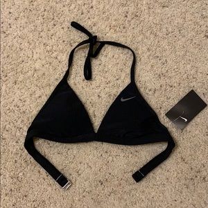 Nike Ribbed Halter Bikini Top